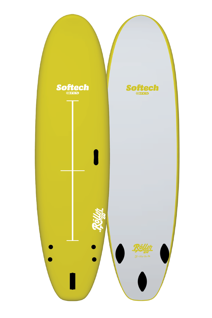 Softech Roller Softboard Surfboard Yellow