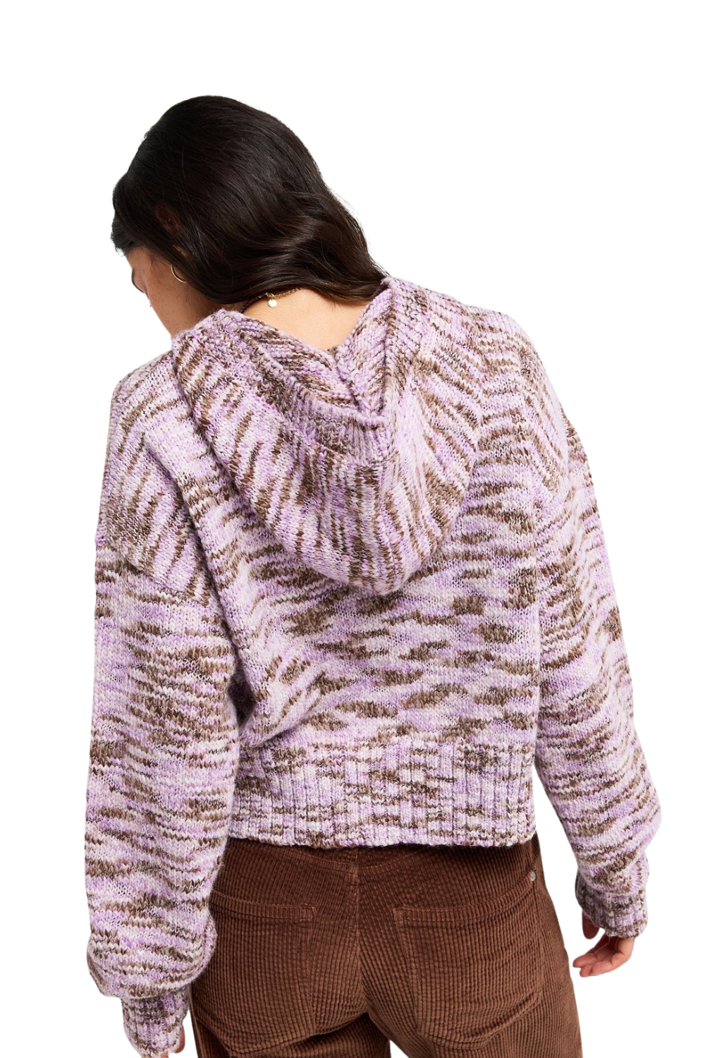 Roxy Catching Air Womens Hooded Jumper Pink Lavender