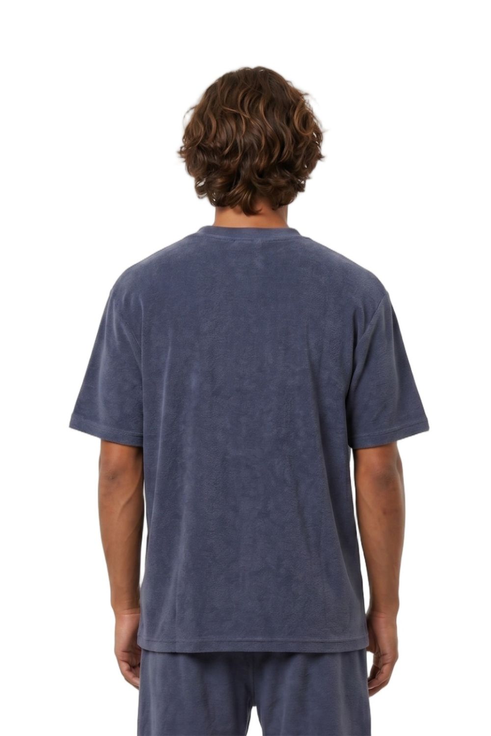 BamBooBay Lazy Terry Mens T-Shirt Navy