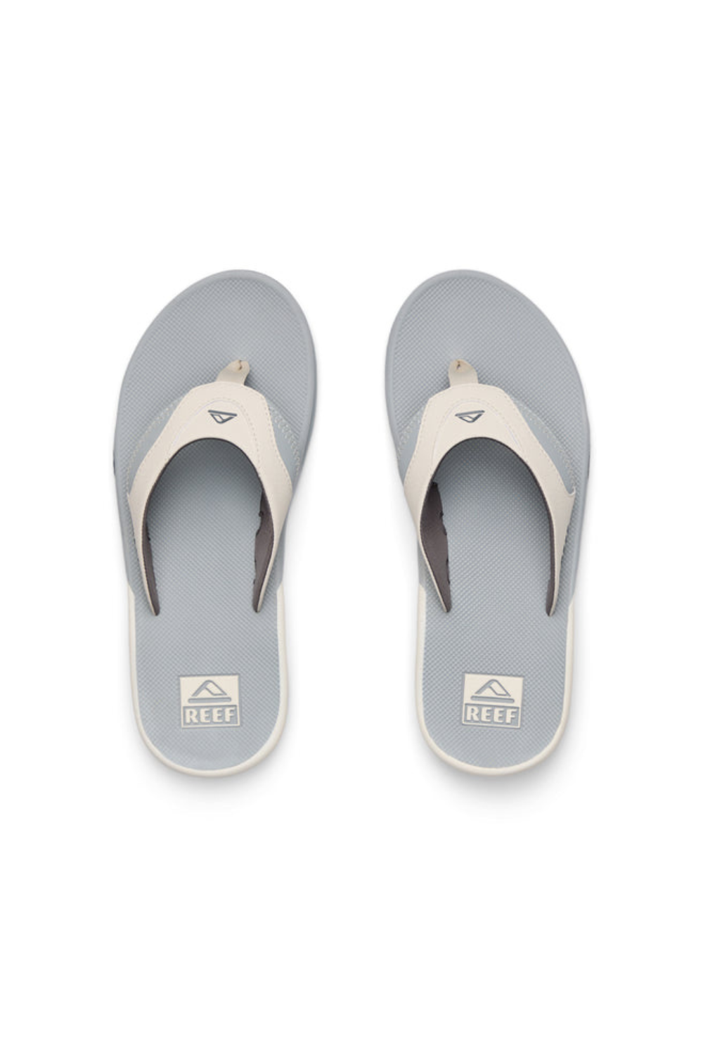 Reef Fanning Mens Flip Flops Light Grey
