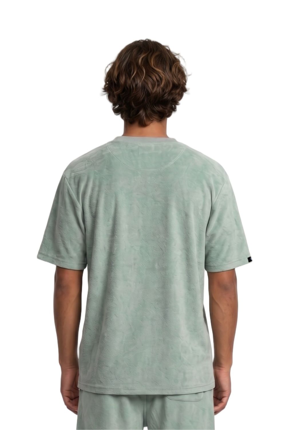 BamBooBay Lazy Terry Mens T-Shirt Aloe