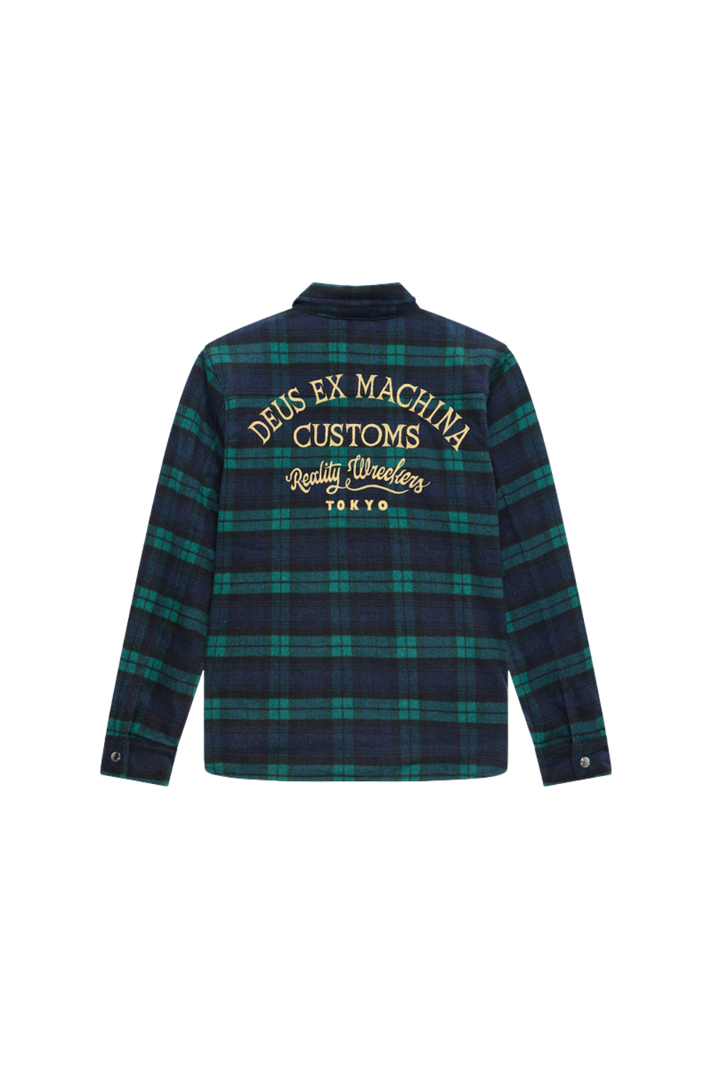 Deus Maxwell Mens Check Shirt Green