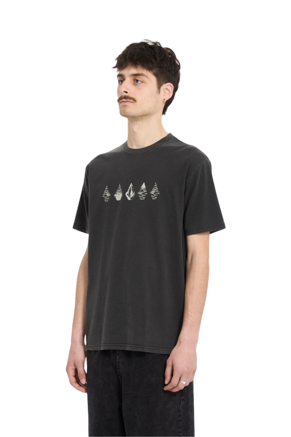 Volcom Lunar Phases Mens T-Shirt Black