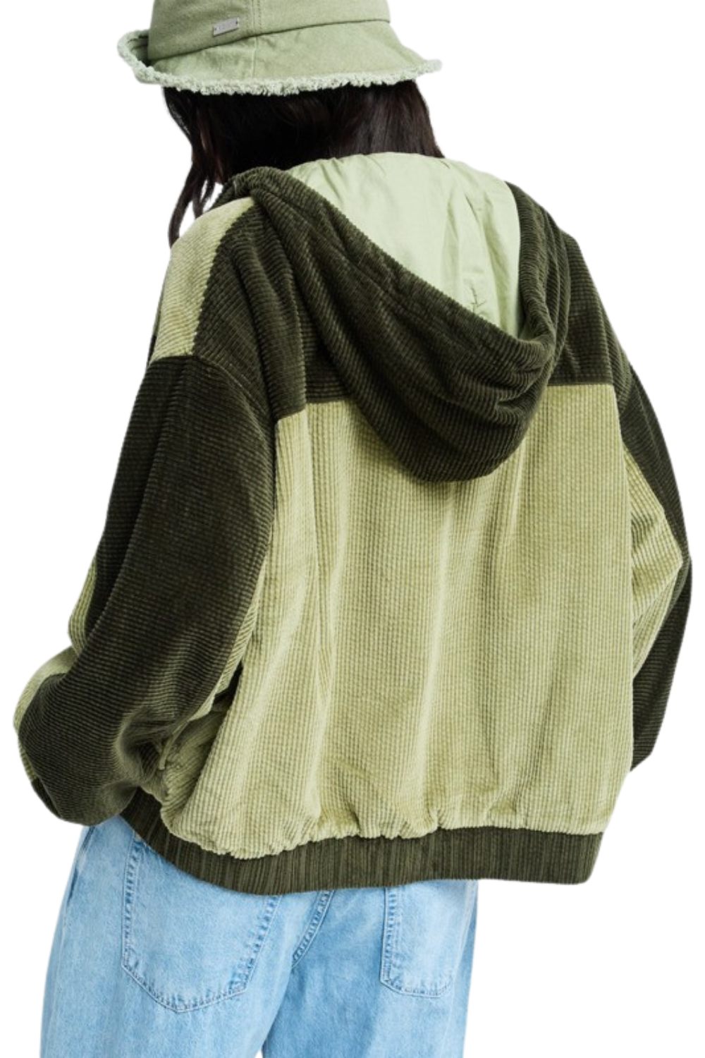 Roxy Have A Blast Womens Corduory Jacket Oil Green
