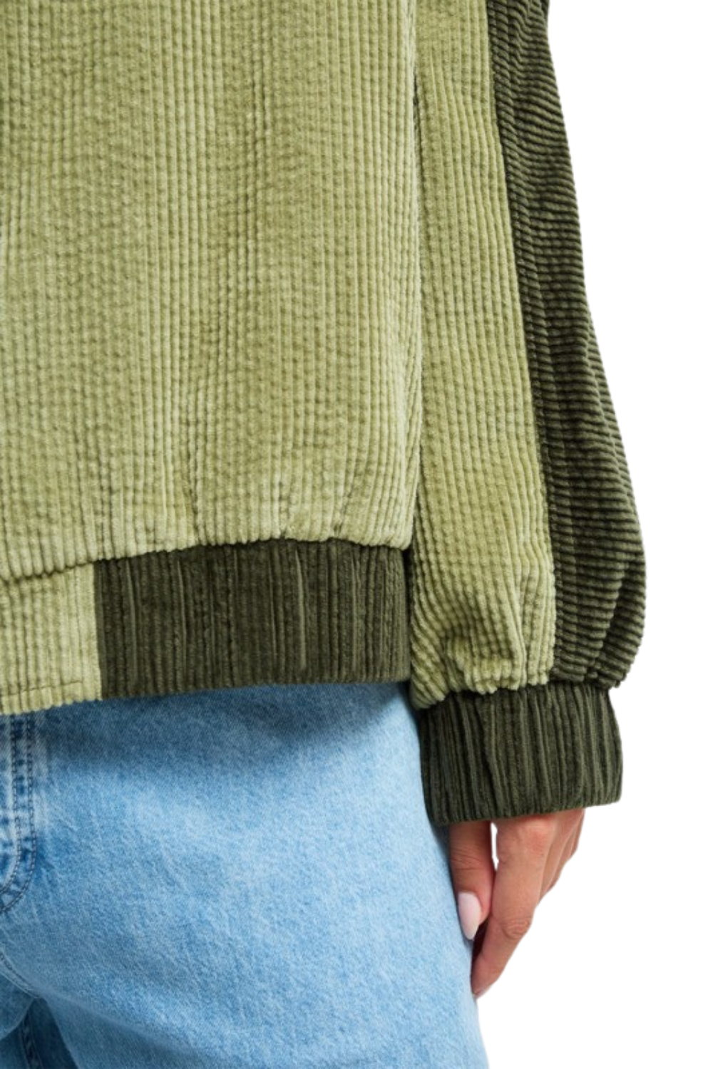 Roxy Have A Blast Womens Corduory Jacket Oil Green