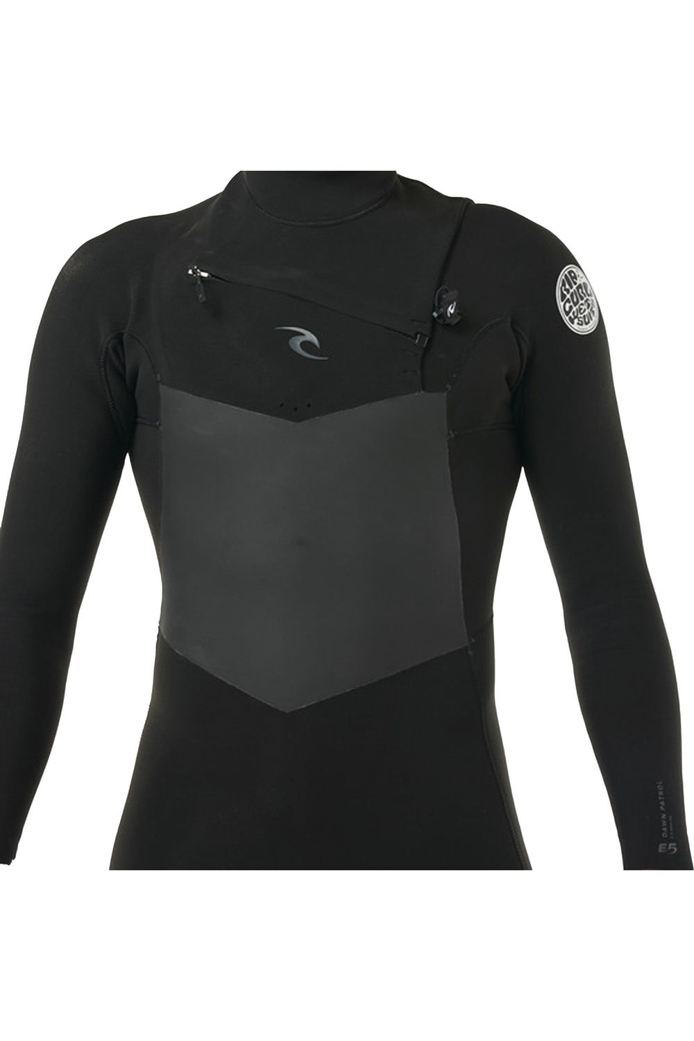 Rip Curl Dawn Patrol Chest Zip 5/3 Gb St Black