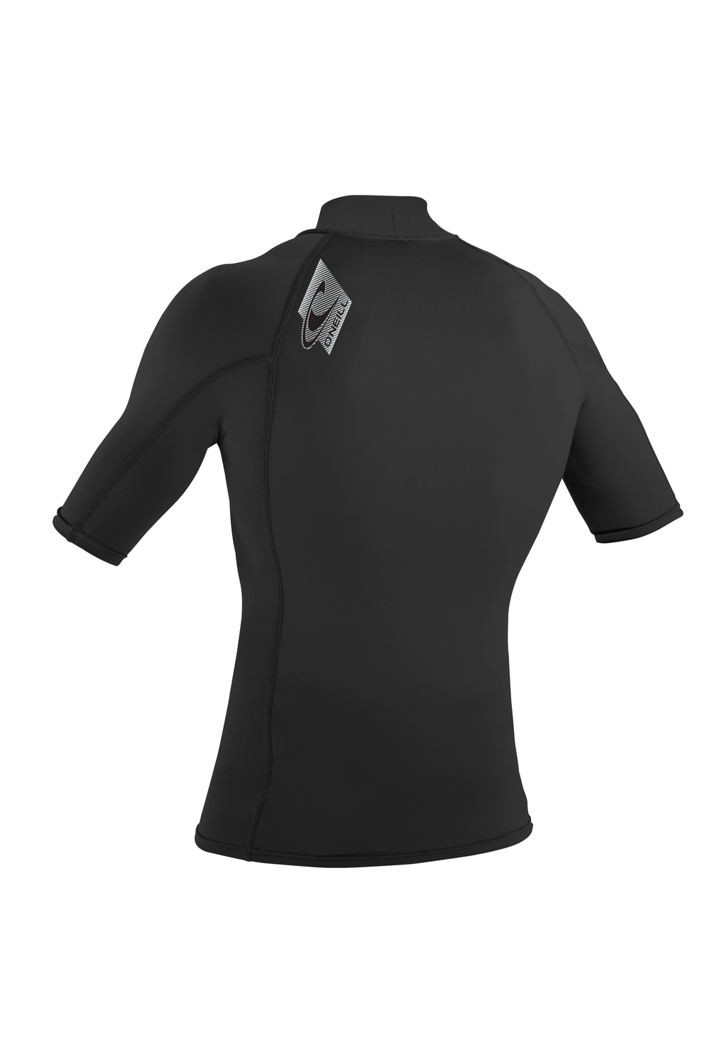 O'Neill Premium Skins Short Sleeve Turtleneck Rash Guard Black Black Black