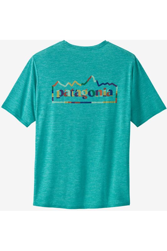 Patagonia Men's Cap Cool Daily Graphic T-Shirt Unity Fitz: Subtidal Blue X-Dye