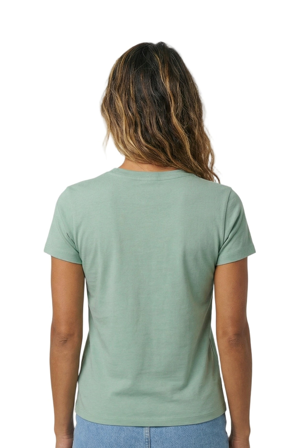 Tiki Hibiscus Womens T-Shirt Aloe