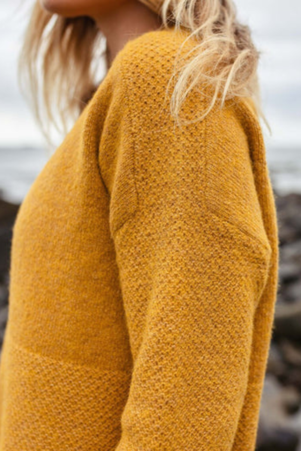 Passenger Cove Organic Cotton Knitted Jumper Heritage Yellow