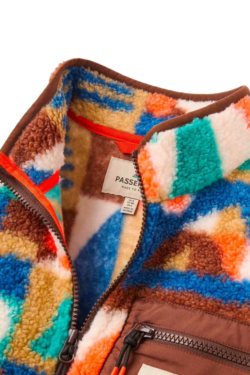 Passenger Ravi Womens Sherpa Fleece Lost On Purpose Pacific Green