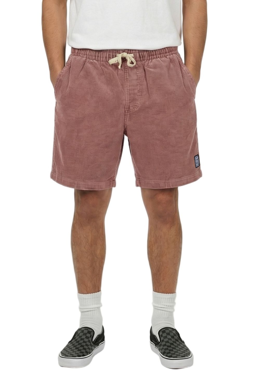 BamBooBay Chill Cord Shorts Mauve