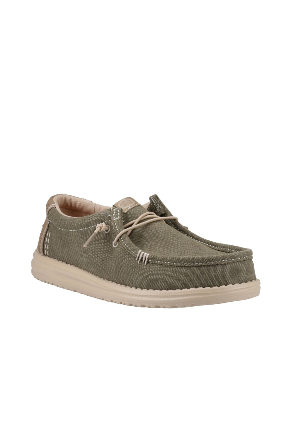 Hey Dude Wally Workwear Shoe Dusky Green Irish Cream