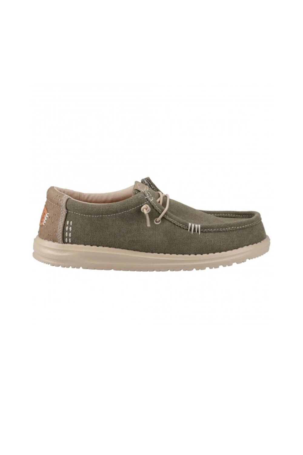 Hey Dude Wally Workwear Shoe Dusky Green Irish Cream