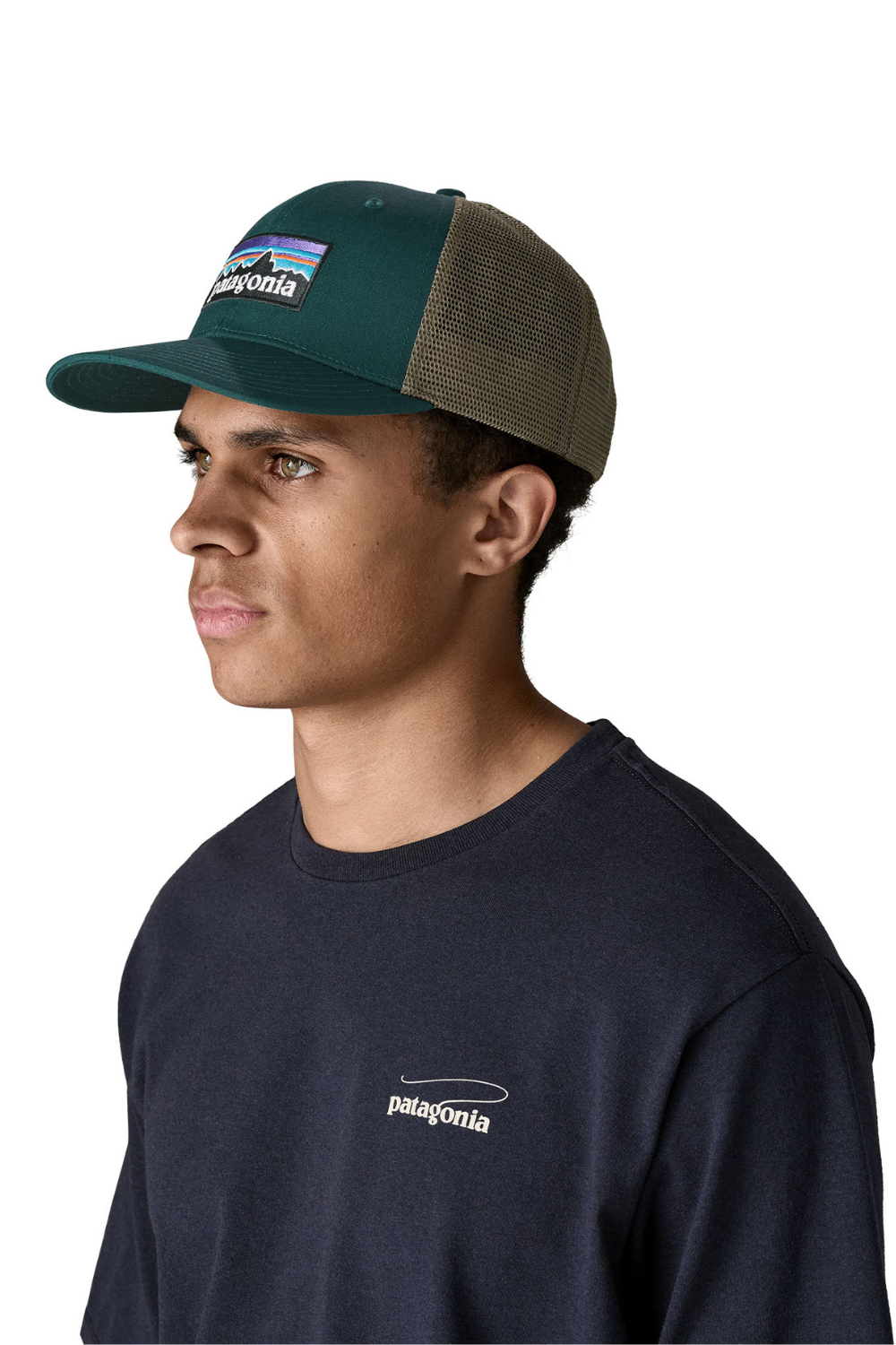 Patagonia P-6 Logo Trucker Hat Cascade Green