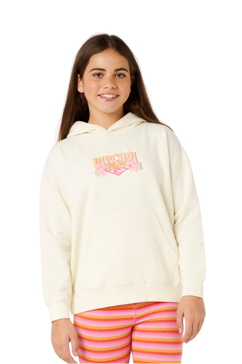 Rip Curl Tropical Dawn Girls Hoodie Bone