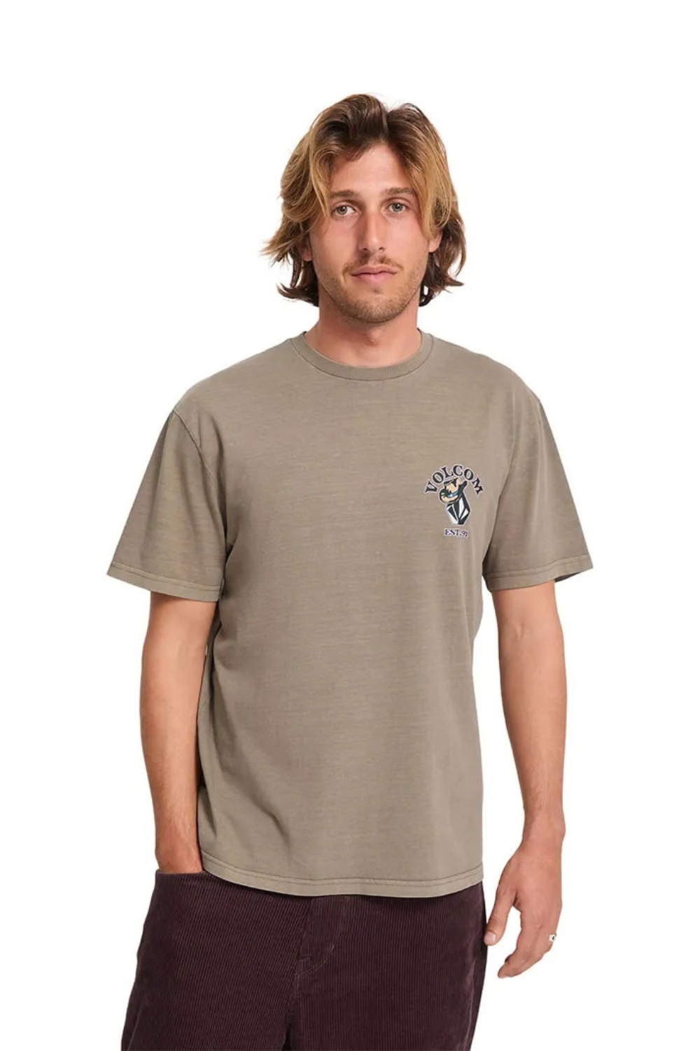 Volcom Bad Luck Mens T-Shirt Earth