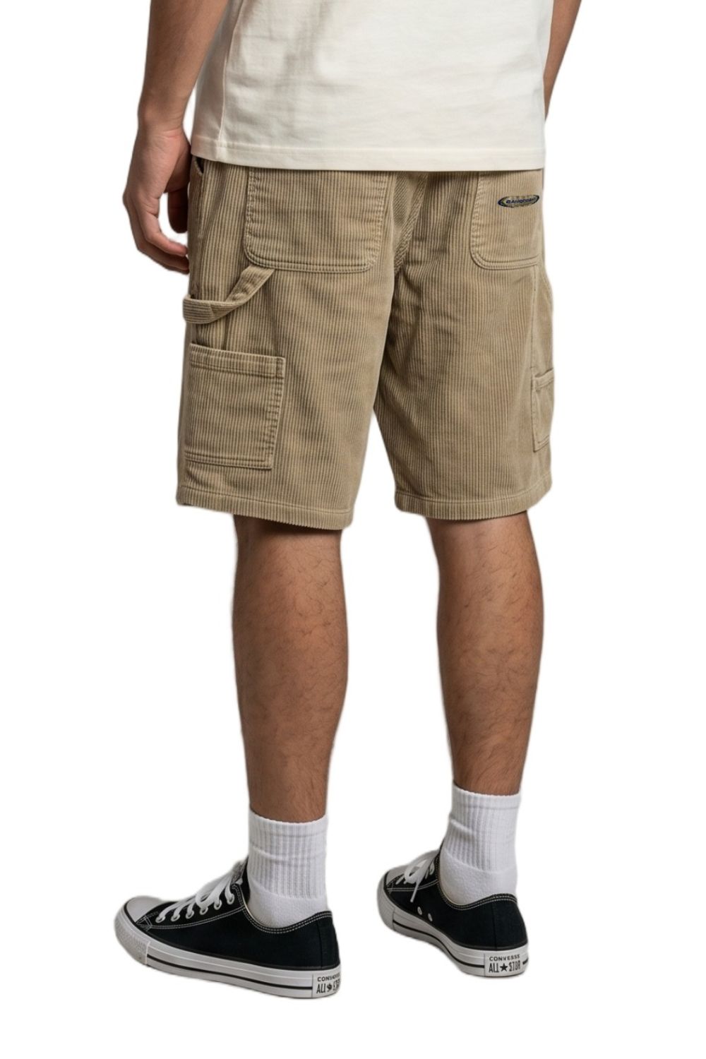 BamBooBay Chippy Chill Mens 22" Cord Shorts Khaki