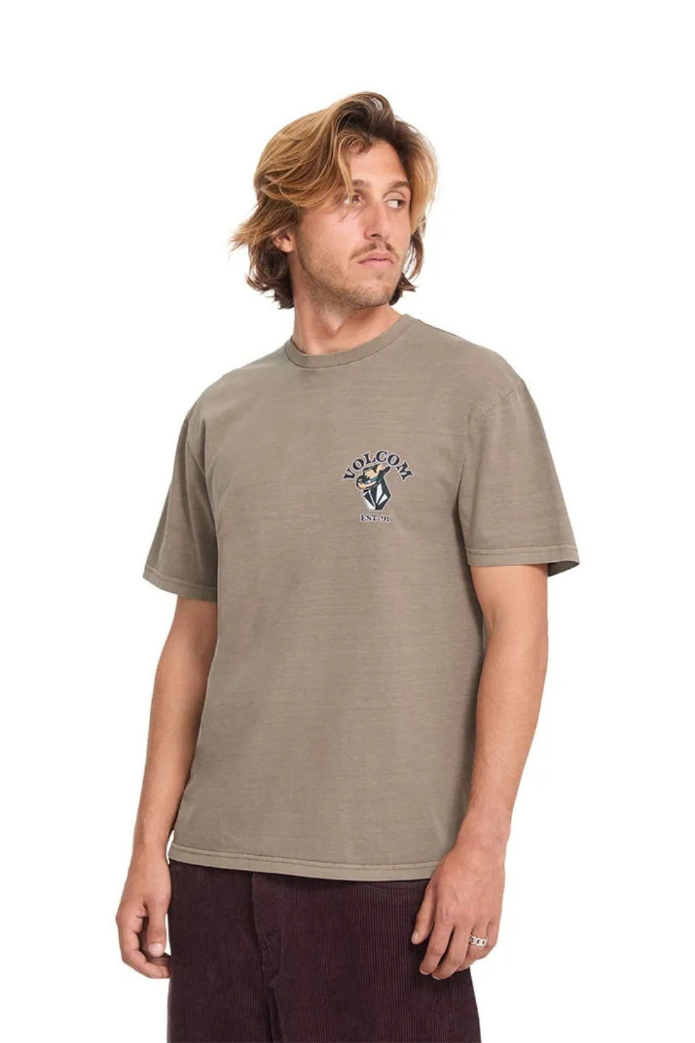 Volcom Bad Luck Mens T-Shirt Earth