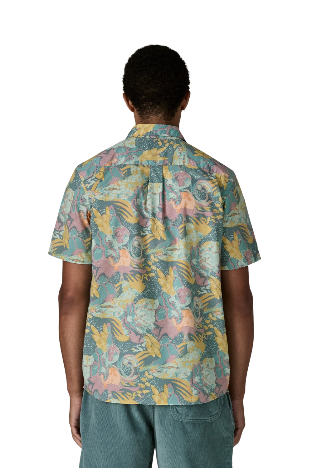 Patagonia Mens Go To Shirt Moon Tripper: Blue Sage