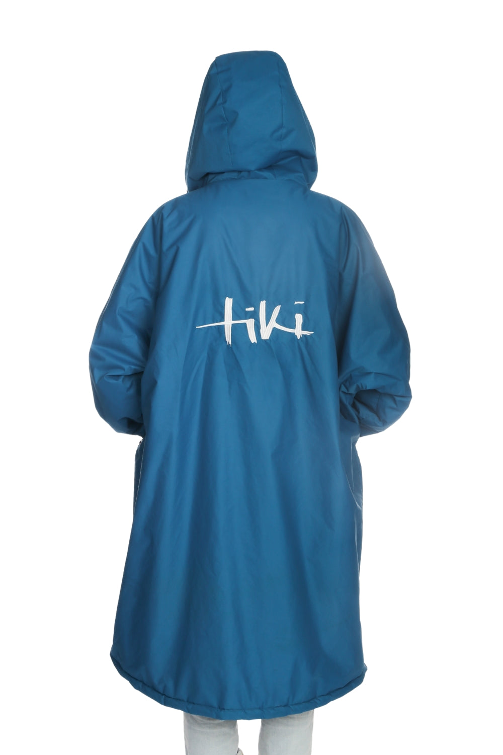 Tiki Tech Robe Teal With Grey Lining