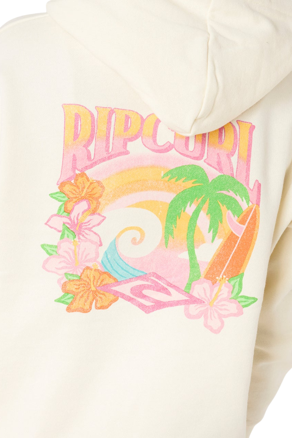 Rip Curl Tropical Dawn Girls Hoodie Bone