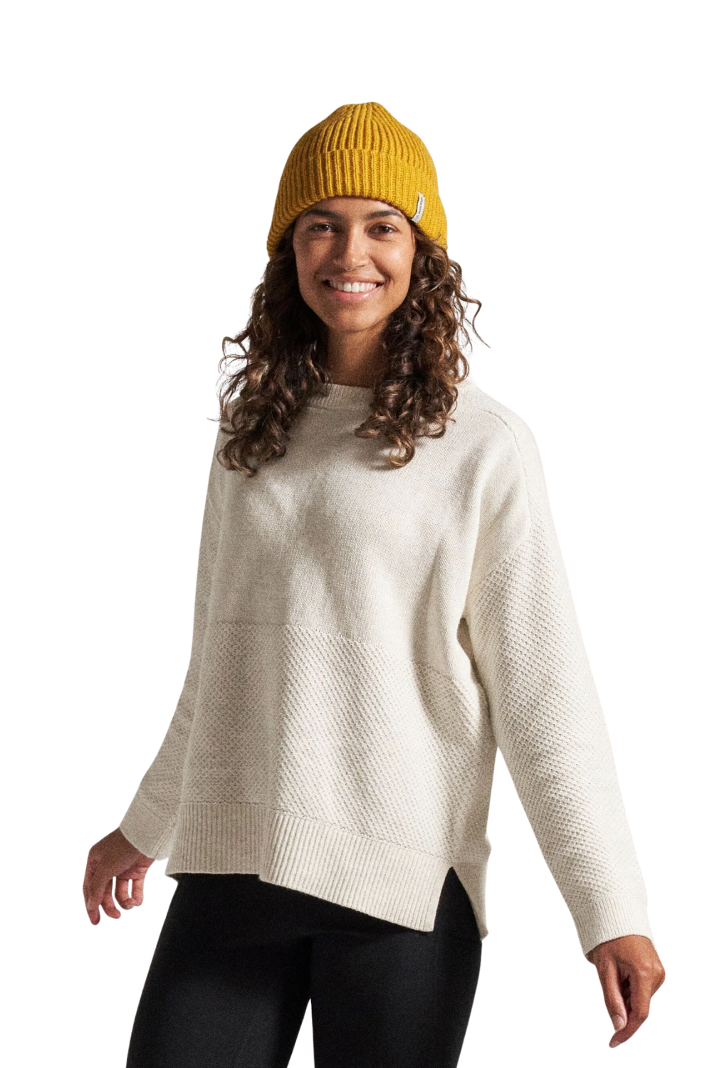 Passenger Cove Womens Knitted Jumper Off White