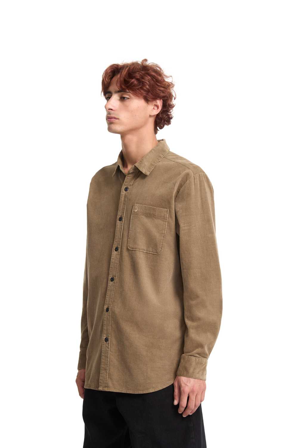 Volcom Zander Long Sleeve Shirt Teak