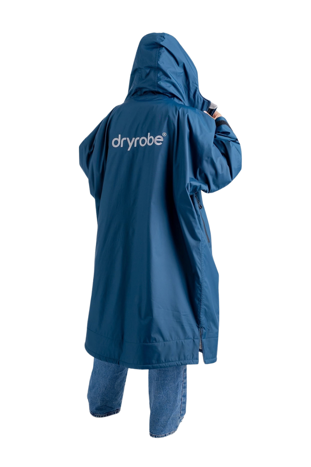 Dryrobe Advance Long Sleeve Changing Robe Deep Sea Blue Sand Camo