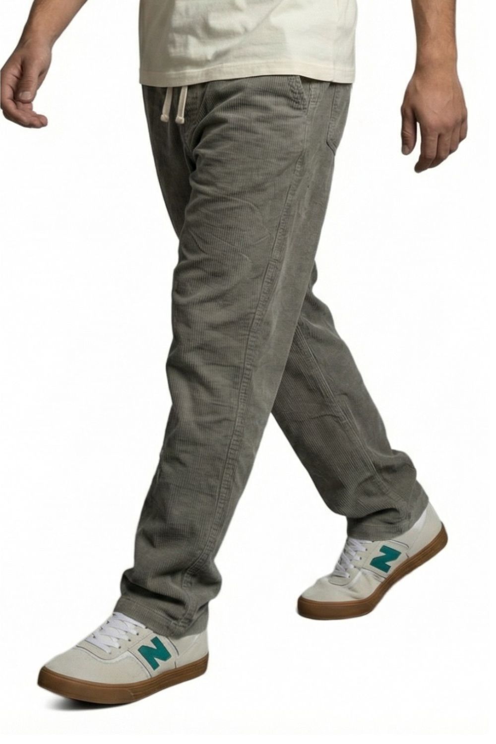 BamBooBay Chill Cord Mens Trousers Grey