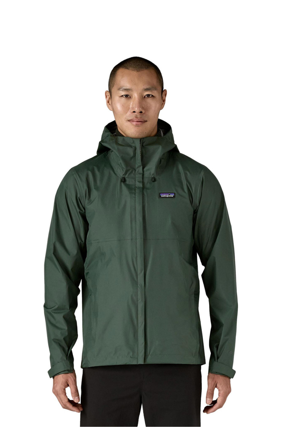 Patagonia Mens Torrentshell 3L Rain Jacket Old Growth Green