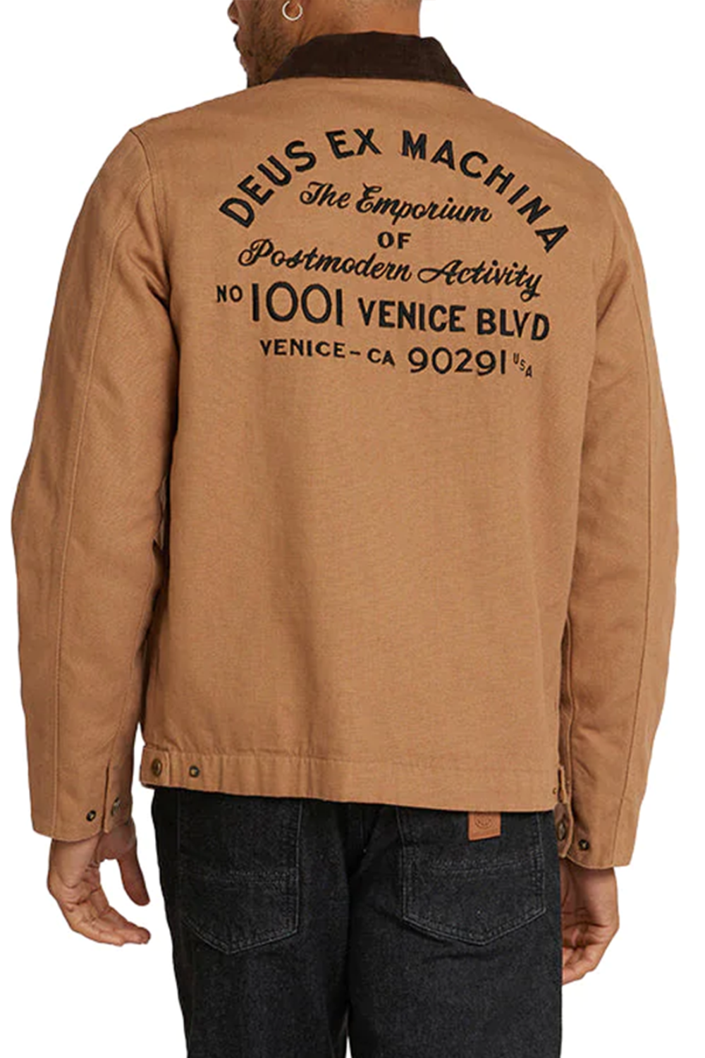 Deus Address Mens Workwear Jacket Dijon Tan
