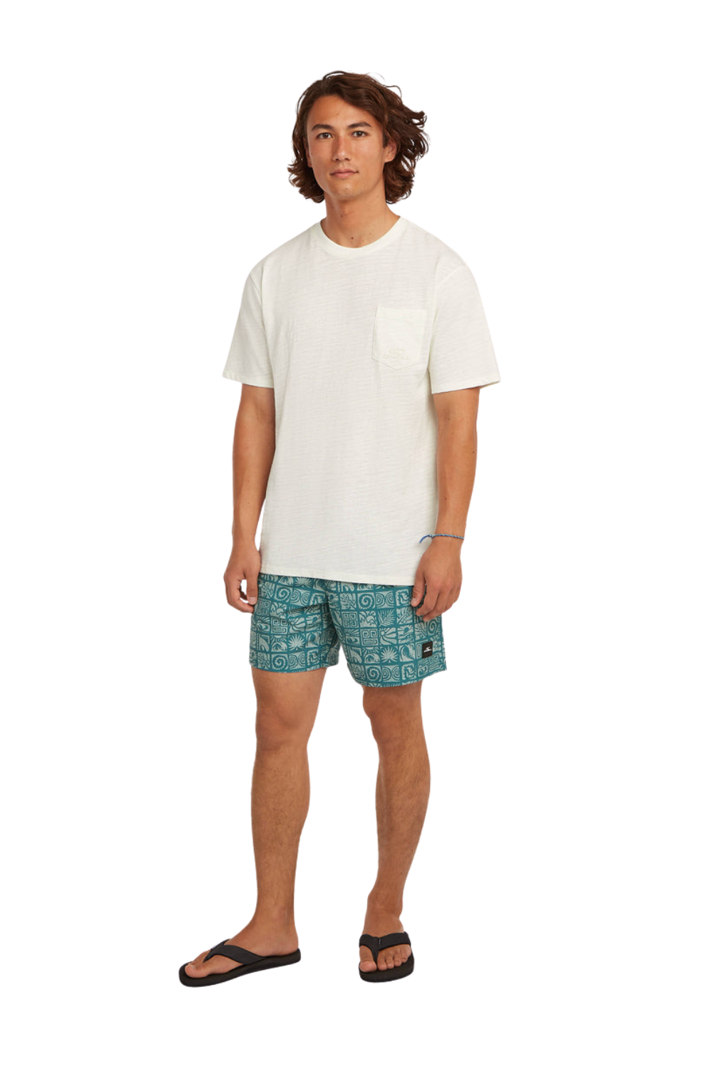 O'Neill Slub Chest Pocket Mens T-Shirt Snow White