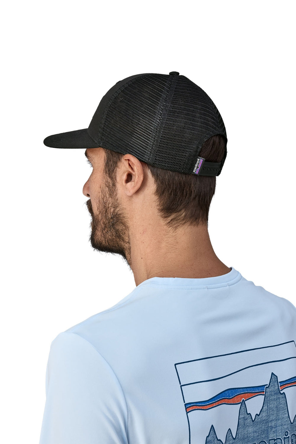 Patagonia P-6 Logo Trucker Hat Black