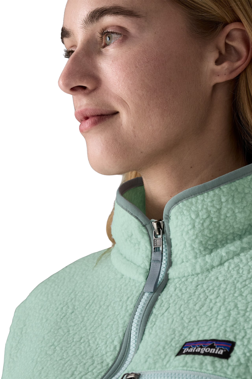 Patagonia Womens Retro Pile Marsupial Fleece Thin Ice