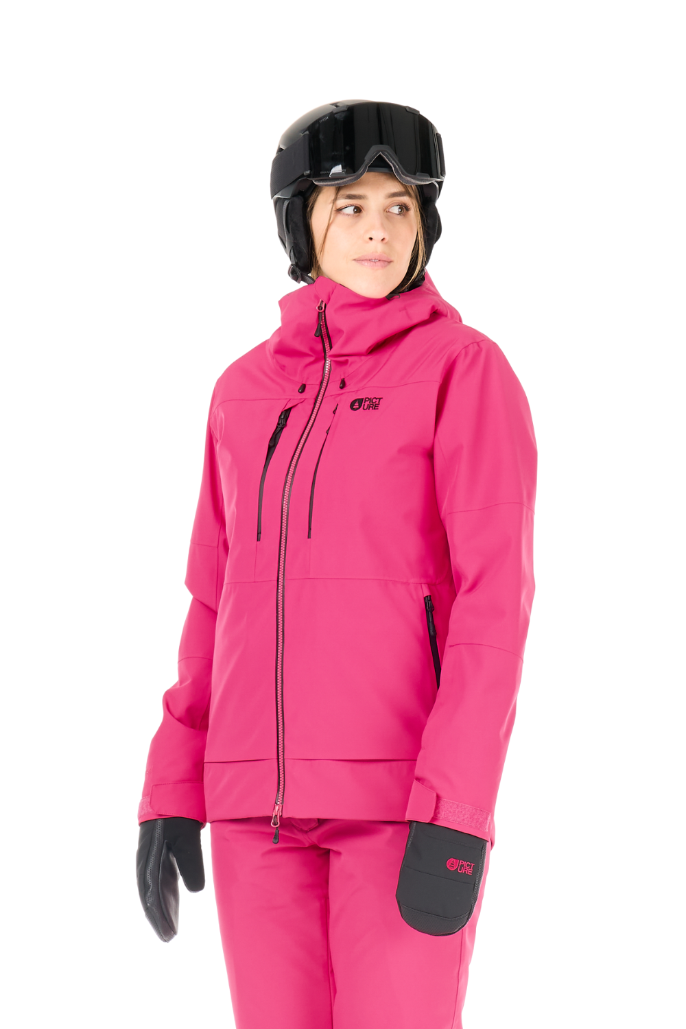 Picture Exa Womens Ski & Snowboard Jacket Beetroot Powder