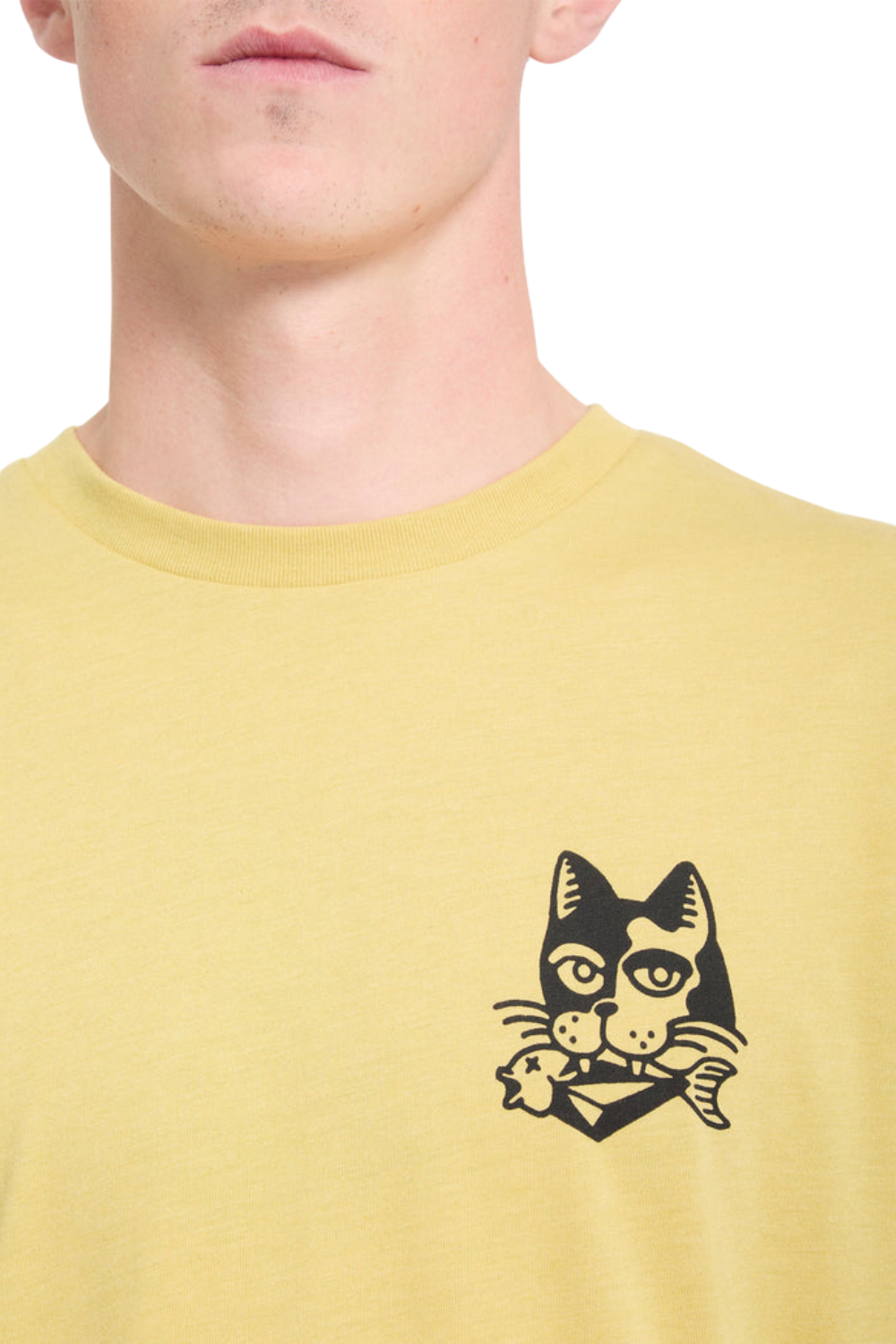 Volcom Tasty Mens T-Shirt Mustard