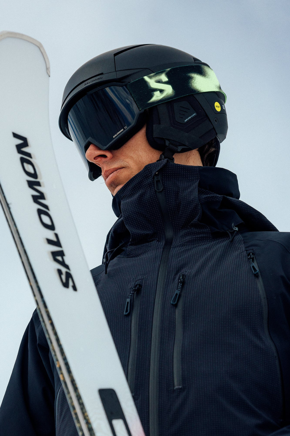 Salomon S/View 3 ML Unisex Snow Goggles Black/Yellow/Black