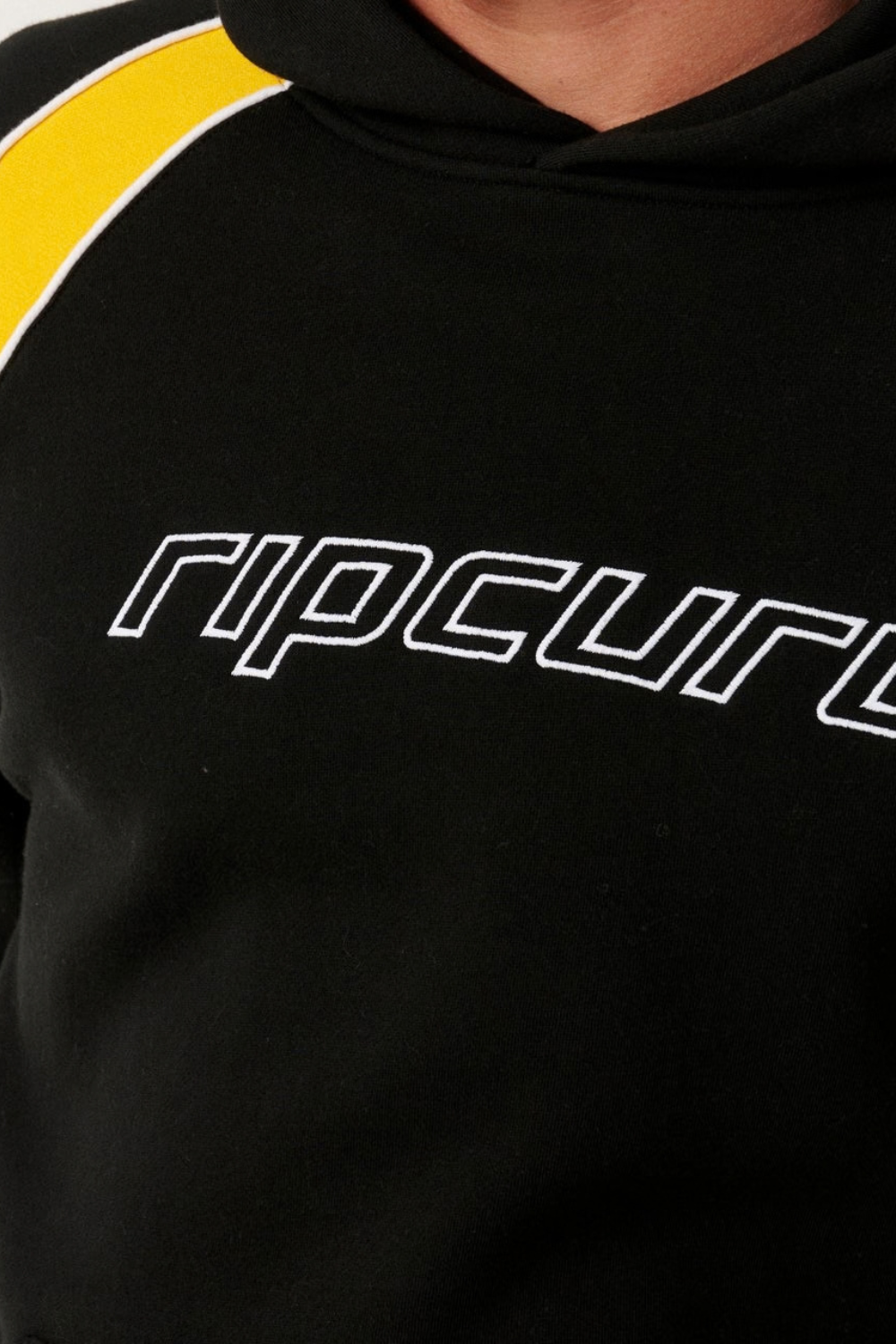 Rip Curl Archive Panel Ride Mens Hoodie Black