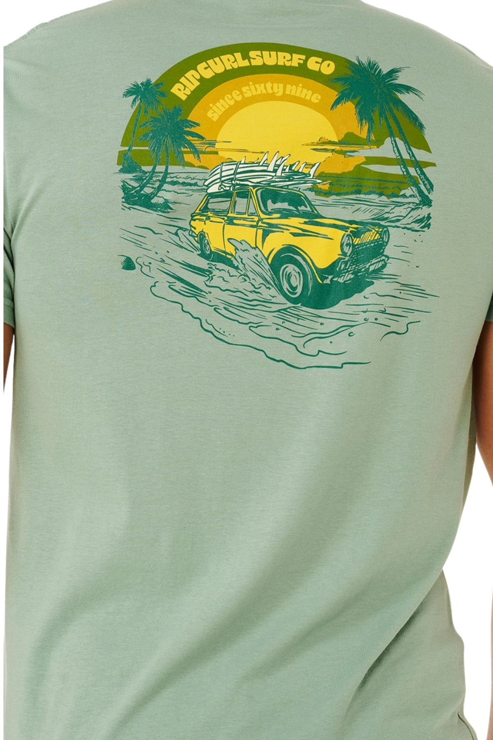 Rip Curl Keep On Trucking Mens T-Shirt Aloe