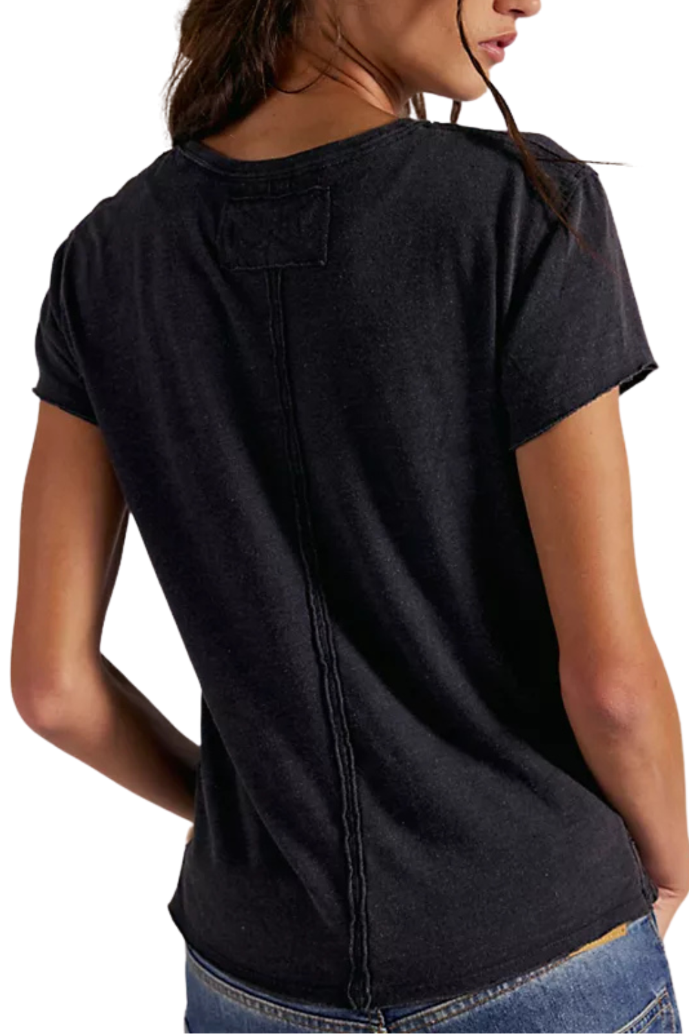 Free People Nova Womens T-Shirt Black