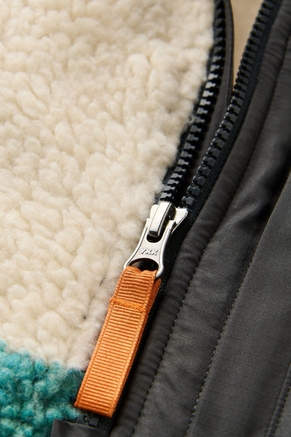 Passenger Offroad Recycled Sherpa Mens 1/2 Zip Fleece Reflection Birch