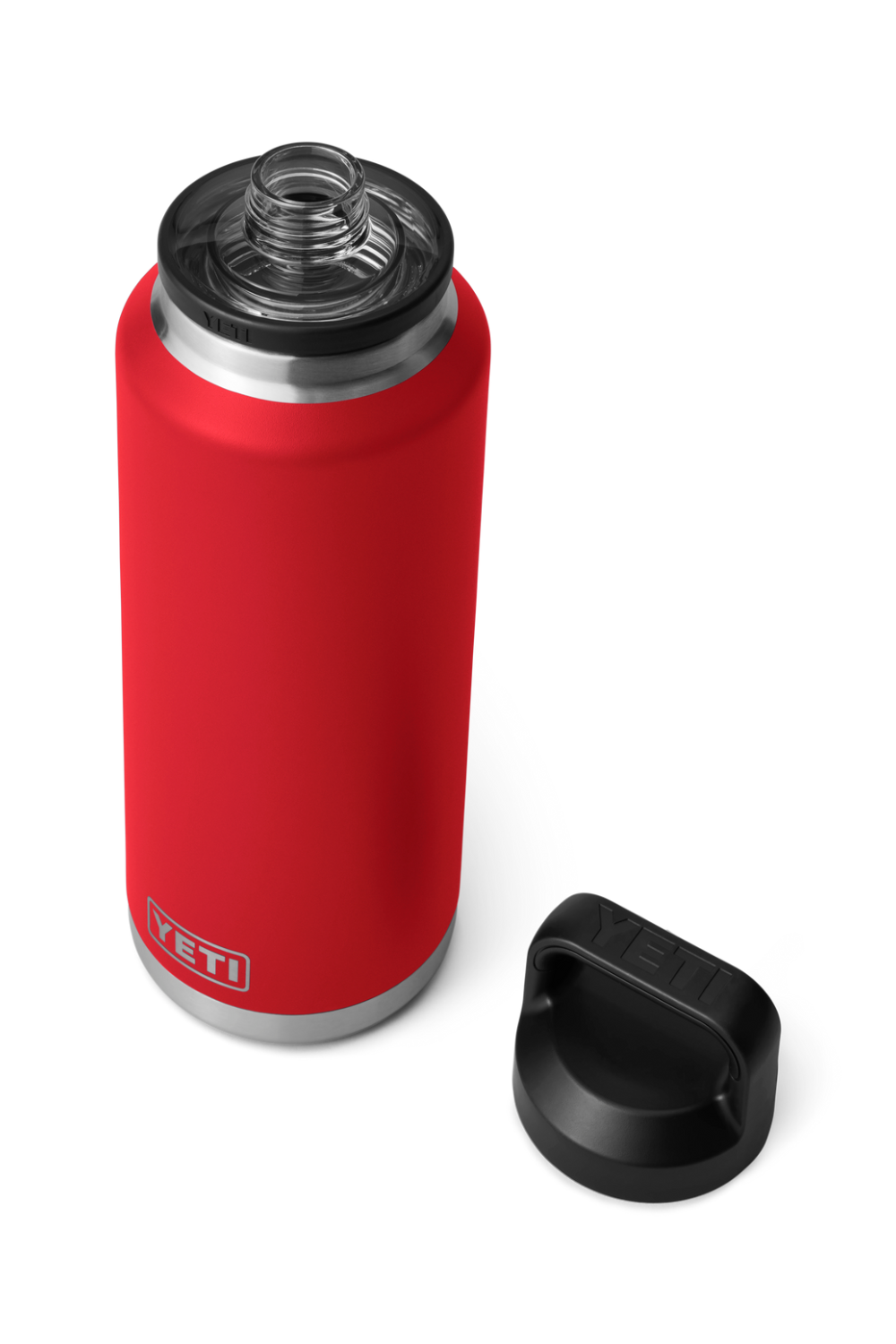 Yeti Rambler 46Oz Bottle With Chug Cap Rescue Red
