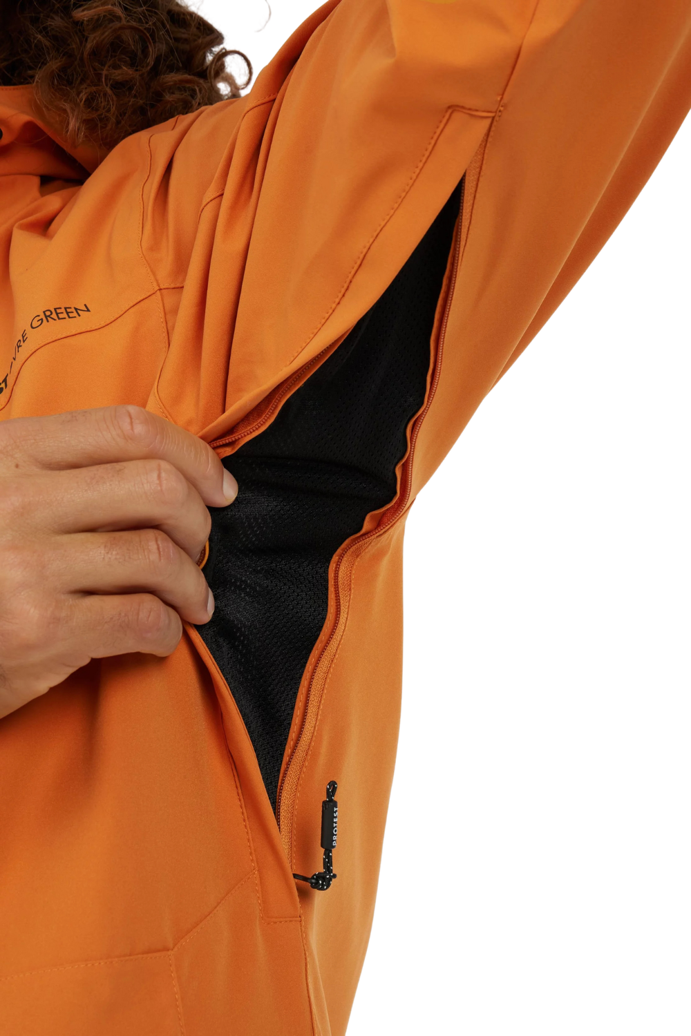 Protest PRTTimothy Snow Jacket Caramel Yellow