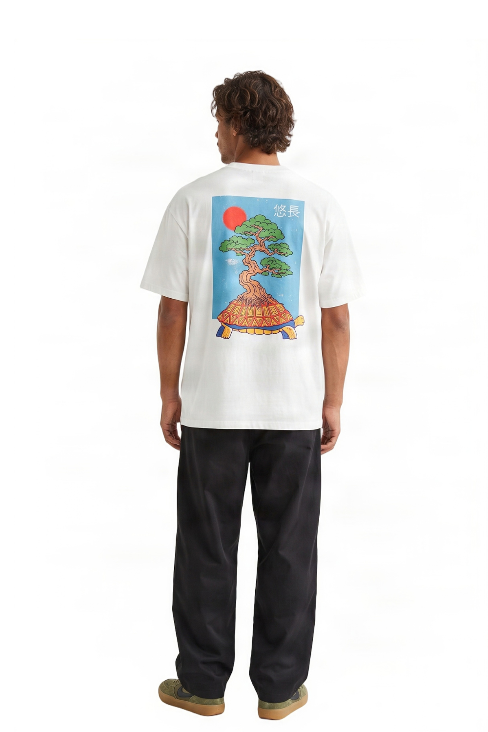 BamBooBay Slow Livin Mens T-Shirt Ivory