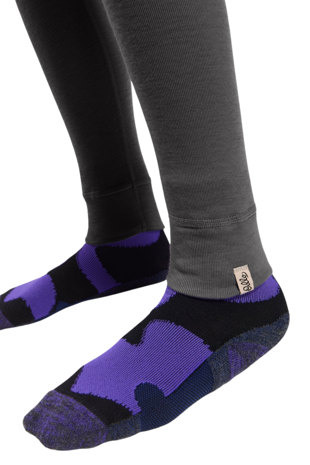 Odlo Active Warm Kids Base Layer Pants Steel Grey Melange