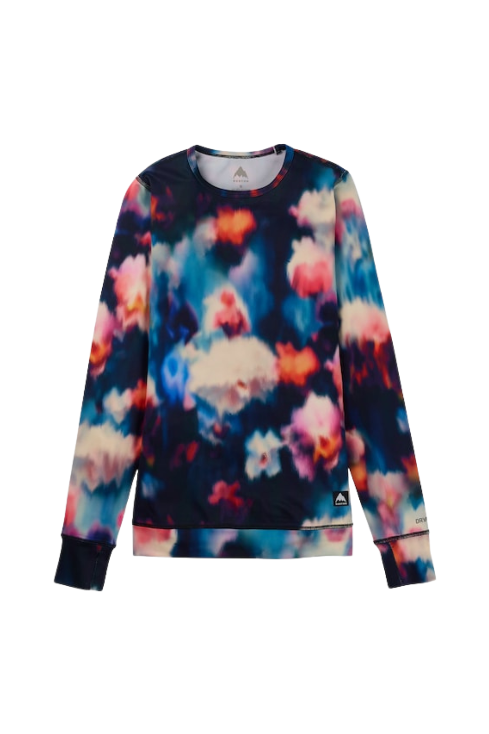 Burton Womens Midweight Base Layer Crewneck Floral Blur