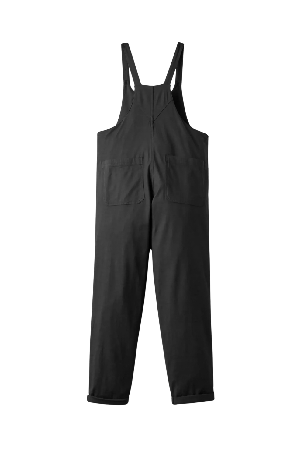 Passenger Meadows Womens Organic Cotton Dungarees Black