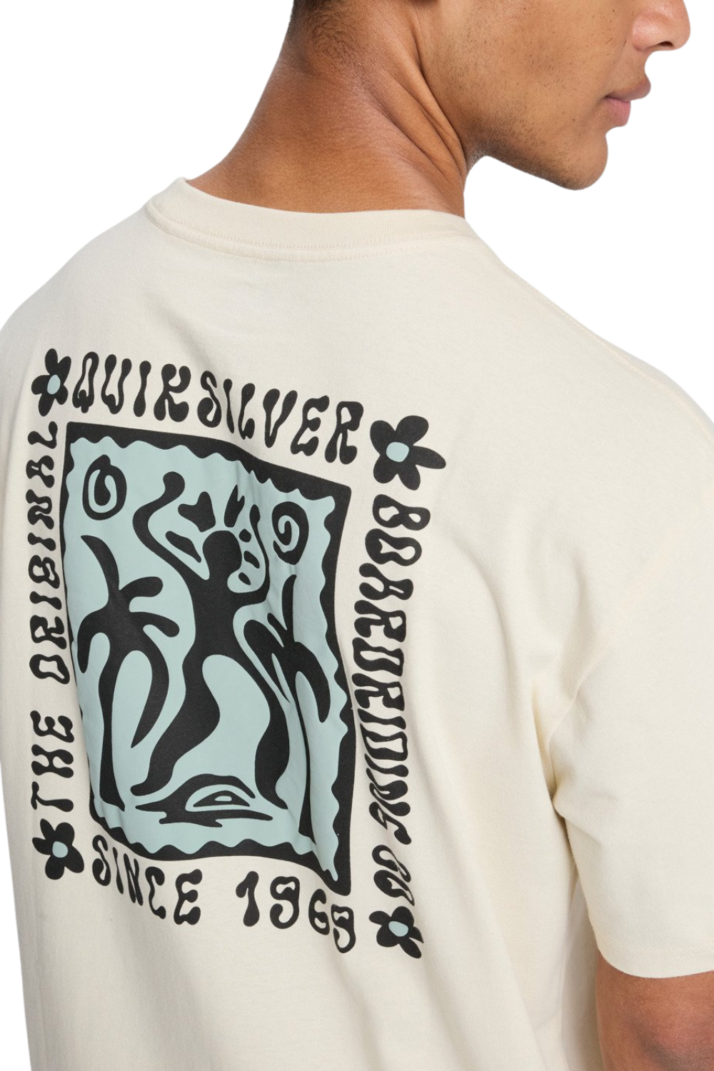 Quiksilver Serenity Splash Mens T-Shirt Bone White