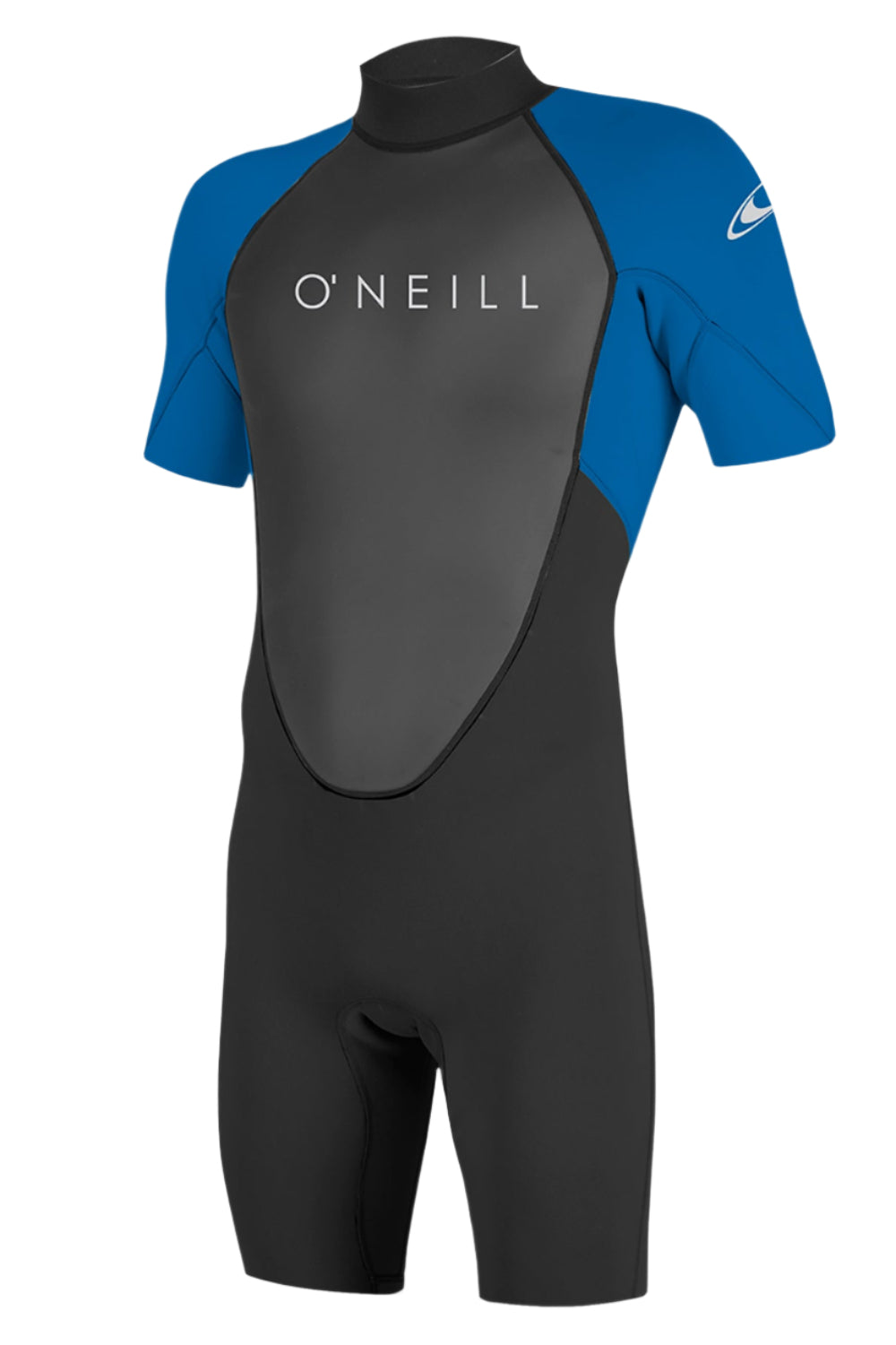 O'Neill Reactor-2 2mm Back Zip Short Sleeve Spring Wetsuit Black/Ocean